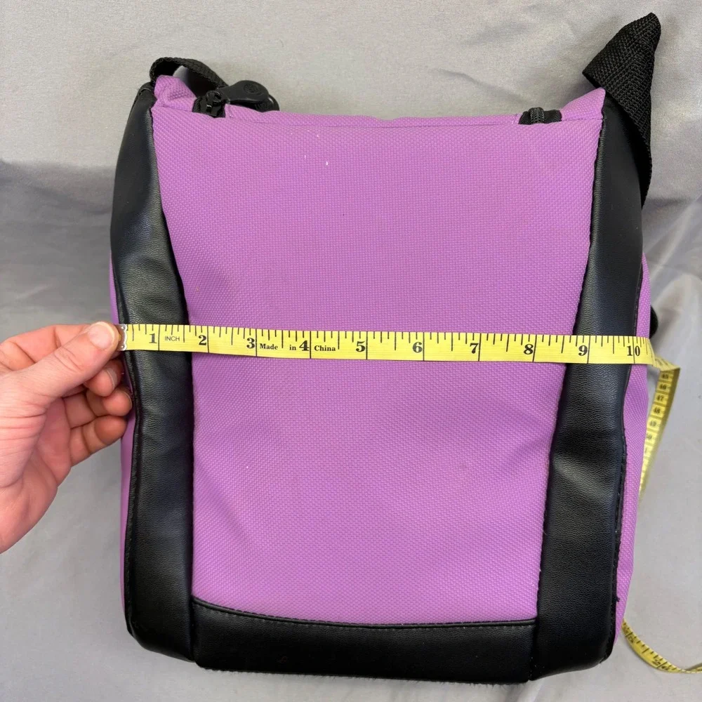 Coleman Insulated Soft Cooler Bag Purple Black Shoulder Strap Lunch Tote 7812